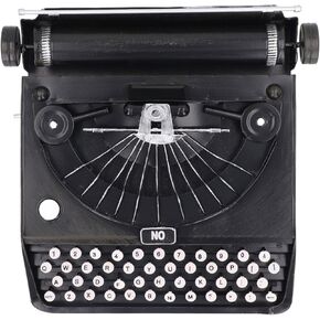 Dpofirs Typewriter Practical Stress Reliever, Durable Construction, Typewriter Machine Vintage Typewriter with Hand Polishing and Distressing Techniques for Home Office Special Occasion in Saudi Arabia