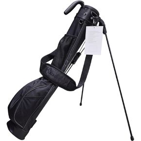 Golf Stand Bag, Lightweight Mini Golf Sunday Bag with Rain Cover and Removable Padded Shoulder Strap, 2 Model Options -2 Way Divider and 4 Way Divider, Waterproof Wear-Resistant Durable Fabric Golf Bag for Women and Men