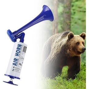 Boat Air Horn, Handheld Signal Boat Horn Bear Horn Self Defense, Aluminum Super Loud Noise Makers Air Pump Sports And Marine Signal Safety Alarm Horns for Boating, Sports Events, Birthday Parties