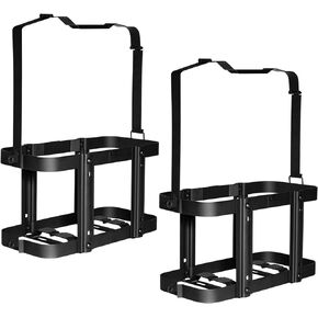 SPARKWHIZ Jerry Gas Can Holder, 5 Gallon / 20 Liter Steel Jerry Can Mount Brackets, 2 pack