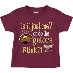 Florida State Seminoles Fans. is It Just Me!? Garnet Onesie (NB-18M) and Toddler Tee (2T-4T)