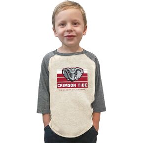 Little King NCAA Boys Toddler 3/4 Raglan T-Shirt-Team Logo Toddler Size-2T 3T 4T 5T