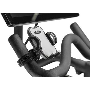TFD Cell Phone Bike Mount - Expandable Sides Phone Holder for Bike - 360° Rotation Compatible Peloton Accessories - Universal Handlebar Cell Phone Holder for Bicycle or Exercise Bike Accessories