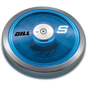Gill Athletics S7 Spin Disc for Track - 1.6 KG Discus Training Equipment, 75% Rim Weight, 1.6k Track & Field Throwing Equipment, Mens Discus and Womens Discus, 1.6 kg Discus Track and Field