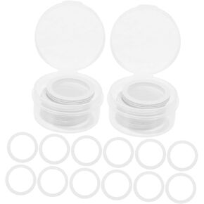 Toyvian 60pcs Flute Septum An Fittings Instrument Supplies Kazoo Diaphragm Replacement Kazoo Supplies Kazoo Membrane Replacement Kazoo Film Replacement Peony or Xuan Feng