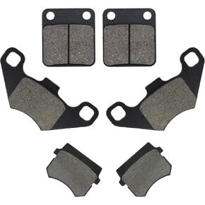 Front Rear Disc Brake Pads Fits for 50cc 70cc 90cc 110cc 125cc Taotao SunL JCL NST Coolster Tank Kandi Kinroad BV Powersports DongFang ATV Go Kart Quad Bikes Dune Buggy 4 Wheeler.