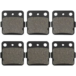 Yerbay Front and Rear Brake Pads for Yamaha YFM Raptor 350 660 660R 2001-2011