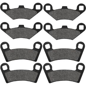 SOLLON Front and Rear Brake Pads for Polaris RZR 800 2008-2014 RZR S 800 RZR 800S 2009-2014 RZR 570 2012-2015
