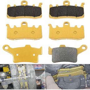 Premium Ceramic Front & Rear Brake Pad Set Fit For 2013-2022 Can-Am Spyder RS RS-S RT RT-S ST F3 F3-S F3-T, Brake Pads Kit For Cam Am Spyder