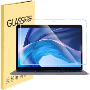 Tempered Glass Screen Protector for MacBook Air 13 M1 (2021-2018), MacBook Pro 13 Inch M2 M1 (2023-2016),MacBook Air 13 A2337 A2179 A1932, Mac Pro 13 MA2338 A2289 A2251 A2159 A1706 A1708, No Bubble