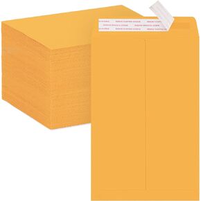 ACSTEP Manila Envelopes Self Seal 9 x12 100pack, 9 x12 Mailing Envelopes in Yelllow, Manilla envelopes 9 x12 for Mailing, 100pack