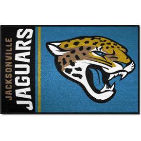 FANMATS - 8237 NFL Jacksonville Jaguars Nylon Face Starter Rug , 19"x30"