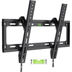 USX Mount Tilting UL Listed TV Wall Mount Low Profile for Most 26-60" Flat Screen LED, LCD, Curved TVs, Tilt Bracket VESA 400x400mm- Holds Up to 99lbs, Easily Lock and Release to Mount on 12" 16" Stud