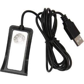 Dpofirs Fingerprint Reader, USB Windows 10 Key Fingerprint Reader, Auto Identification Easy Operation 10 Fingers Capacity Fingerprint Login Key for Computer, Win Hello, Access Control