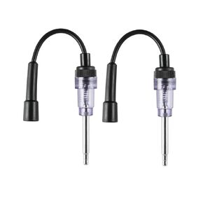 2PCS Inline Spark Plug Testers, Straight Boot Engine Ignition Tester Light, Small and Portable Armature Diagnostic Detector Tool for Automotive, Car, Lawnmower, Motorcycles, Internal External Engine