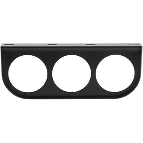 Meter Mount Holder, 52mm/2in 3-Hole Triple Instrument Panel Shell Gauge Mounting Bracket Car Dashboard Meter Iron Holder(Black)