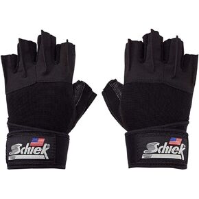 Schiek Sports 540 Platinum Lifting Gloves - Weightlifting Gloves for Women and Men - Wrist Wrap Non Slip Gloves