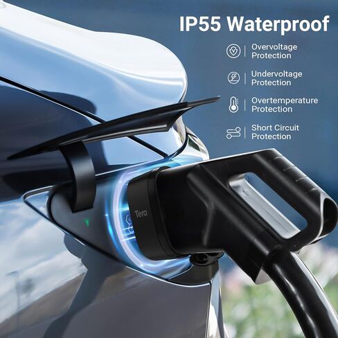 محول Tera CCS1 & J1772 إلى Tesla: فقط لسيارات Tesla، 2 في 1 DC & AC إلى Tesla Model S 3 X Y شحن سريع مع صمام دعم إغلاق تلقائي مستوى 1 2 3 ملحق محطة شحن السيارة الكهربائية in Kuwait