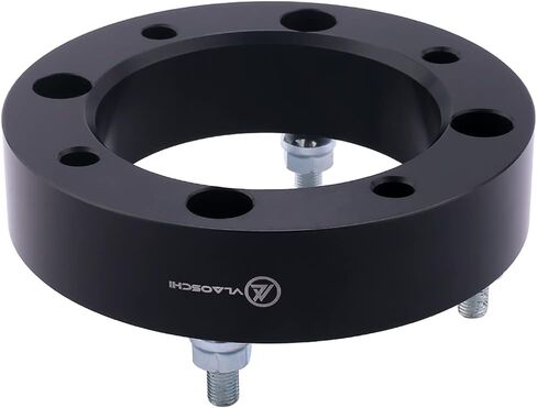 VLAOSCHI Black Forged 4x156 ATV Wheel Spacers 1 Inch with 12x1.5 Studs Compatible with Polaris 4 Lug 4/156 for 2013+ Ranger | 2014+ RZR XP 1000 | 2015+ RZR S 900 Trail 900 XC - Pack of 4 in Kuwait