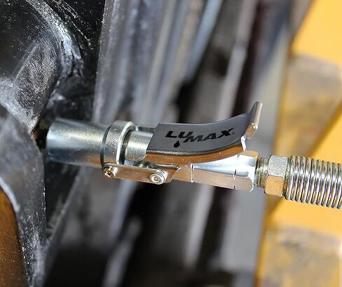 LUMAX LX-1403 Silver Heavy-Duty Quick Release Grease Coupler, 1/8" NPT, 1 Pack. Integrated Non-Return Valve enables Unit to be Disconnected Easily at pressures up to 15,000 PSI. in Saudi Arabia