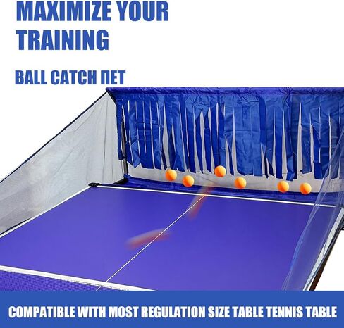 شبكة تدريب لتنس الطاولة على شكل شرابة من TNZMART شبكة تدريب لجمع الكرات بينج بونج شبكة إعادة تدوير الكرة in Kuwait