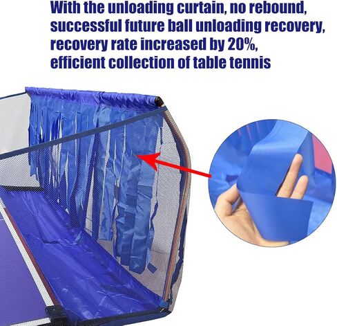 شبكة تدريب لتنس الطاولة على شكل شرابة من TNZMART شبكة تدريب لجمع الكرات بينج بونج شبكة إعادة تدوير الكرة in Kuwait