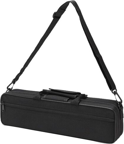 Flute Case Carrying Bag, Oxford Cloth Flute Bag Messenger Bag Waterproof Wear Resistant Lightweight Portable Carrying Bag for 16 Holes Flute, 15.5 x 4.7 x 2.7in in Saudi Arabia