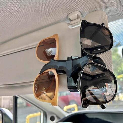 Bat Sunglasses Holders for Car, Batwing Accessories for Car, Bat Gadgets for Bat Fans Men Gifts, Bat Gifts for Boys in Saudi Arabia