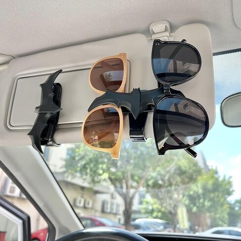 Bat Sunglasses Holders for Car, Batwing Accessories for Car, Bat Gadgets for Bat Fans Men Gifts, Bat Gifts for Boys in Saudi Arabia
