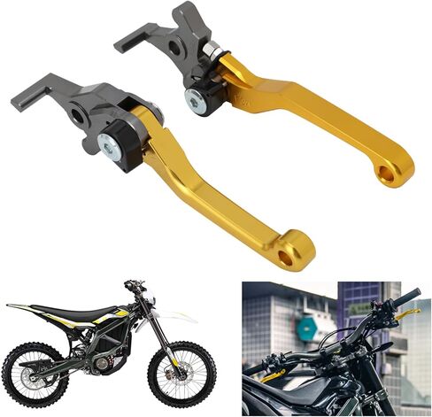 Dirt Bike Clutch Brake Levers,CNC Billet Pivot Handle Levers for YZ85 2015-2023/YZ65 2018-2023 - Black in Saudi Arabia