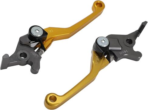 Dirt Bike Clutch Brake Levers,CNC Billet Pivot Handle Levers for YZ85 2015-2023/YZ65 2018-2023 - Black in Saudi Arabia