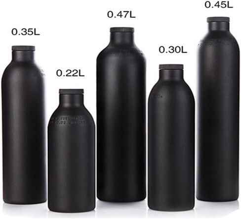 زجاجة Gurrleu من الألومنيوم CO2 بسعة 4500 رطل لكل بوصة مربعة لخزان هواء HPA للعبة PCP (زجاجة فارغة) (350 CC) in Kuwait