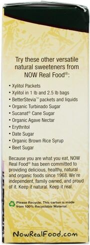 NOW Foods, Xylitol Plus Sweetener Packets with BetterStevia®, Zero Calories, Low Glycemic Impact, 75 Packets (Packaging May Vary) in Saudi Arabia
