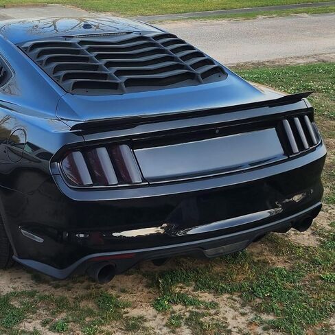 لوحة غطاء خلفي من KUAFU متوافقة مع لوحة غطاء مركز صندوق السيارة Ford Mustang GT 2015-2023 - أسود in Saudi Arabia