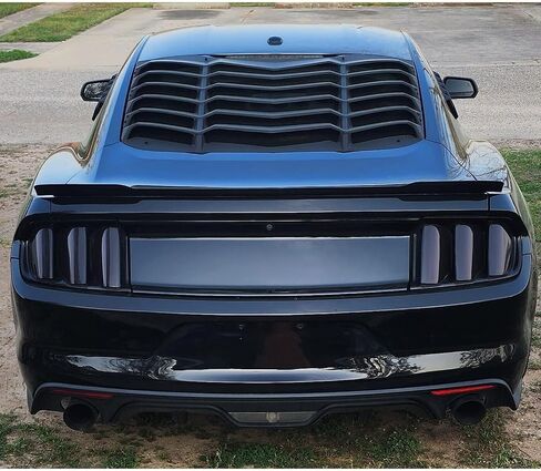 لوحة غطاء خلفي من KUAFU متوافقة مع لوحة غطاء مركز صندوق السيارة Ford Mustang GT 2015-2023 - أسود in Saudi Arabia