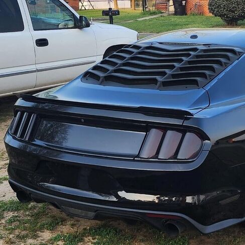 لوحة غطاء خلفي من KUAFU متوافقة مع لوحة غطاء مركز صندوق السيارة Ford Mustang GT 2015-2023 - أسود in Saudi Arabia