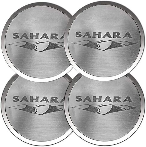 Stainless Steel Etched RUBICON Air Conditioning Vent Trim Covers 4Pc | Fits Jeep Wrangler JK 2007-2018, JL 2018-2023, & Gladiator models, RUBICON in Saudi Arabia