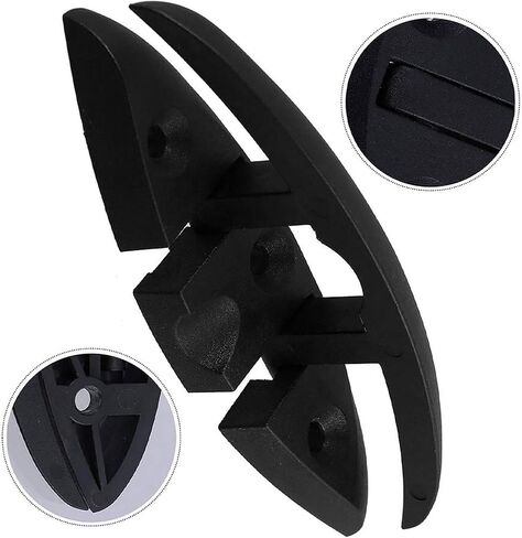 Boat Folding Cleat Flip Up Dock Cleat Durable Nylon Black Boat Cleat 5 inch with Fasteners (M6) 4 Pack in Kuwait