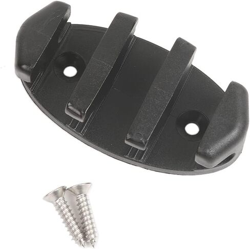 مربط مرساة من النايلون الأسود من ثورن كاياك متعرج مع وسادة للعين، عبوة من قطعتين in Kuwait