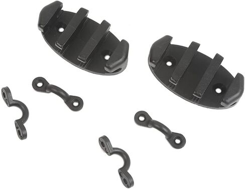 مربط مرساة من النايلون الأسود من ثورن كاياك متعرج مع وسادة للعين، عبوة من قطعتين in Kuwait