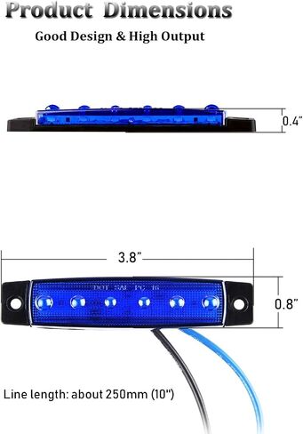PSEQT LED Boat Navigation Lights Bow Stern Red Green Marine Strip Light Waterproof for Yacht Kayak Fishing Pontoon Sailboat Bass Boat Vessel DC 12V-24V in Saudi Arabia