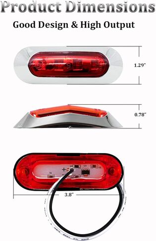 PSEQT LED Boat Navigation Lights Bow Stern Red Green Marine Strip Light Waterproof for Yacht Kayak Fishing Pontoon Sailboat Bass Boat Vessel DC 12V-24V in Saudi Arabia