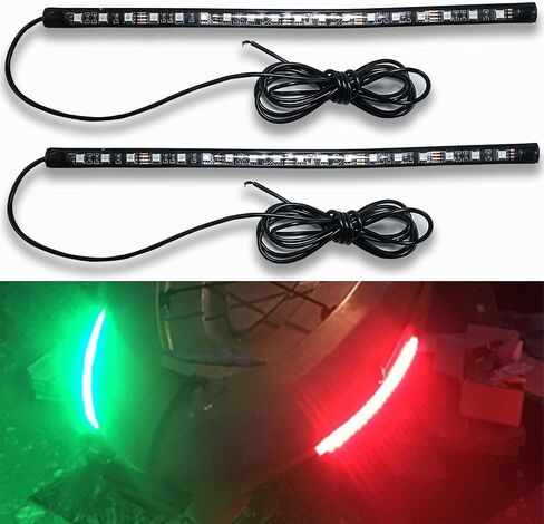 UNXMRFF Boat Navigation Lights, Navigation Lights for Boats LED, Boat Lights for Night Fishing, Boat Red and Green Bow Lights, Deck Lights for Marine, Yacht, Kayak, Bass Boat, Pontoon Boat in Saudi Arabia
