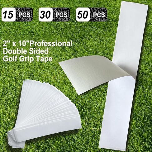 شريط ياماتو لمقبض الجولف مقاس 2 × 10 بوصة شرائط لاصقة مزدوجة الجوانب لإعادة إمساك نوادي الجولف، شريط جولف نهائي لتحسين الإمساك والتحكم in Kuwait