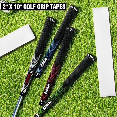 Yamato Golf Grip Tape 2" x 10" Double Sided Adhesive Strips for Regripping Golf Clubs, Ultimate Golf Tape for Better Regrip and Control in Saudi Arabia