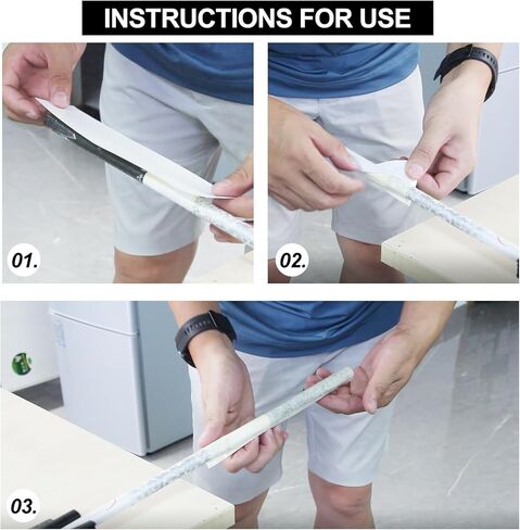 شريط ياماتو لمقبض الجولف مقاس 2 × 10 بوصة شرائط لاصقة مزدوجة الجوانب لإعادة إمساك نوادي الجولف، شريط جولف نهائي لتحسين الإمساك والتحكم in Kuwait