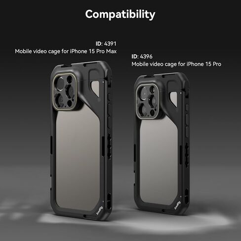 لوحة تثبيت خلفية للعدسة من سلسلة T-Smallrig لهاتف iPhone 15 Pro Cage 4396/15 Pro Max Cage 4391، قابلة للتبديل مع اللوحة الخلفية M-Mount للقفص الأصلي - 4399 in Saudi Arabia