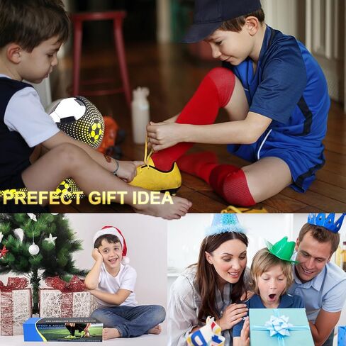 Soccer Agility Training Equipment Set, Football Accessories 12 Rung 20Ft Agility Ladder, 12 Disc Cones, Solo Soccer Trainer, Shin Guards - Speed Training Equipment Gifts for boy Girls in Kuwait