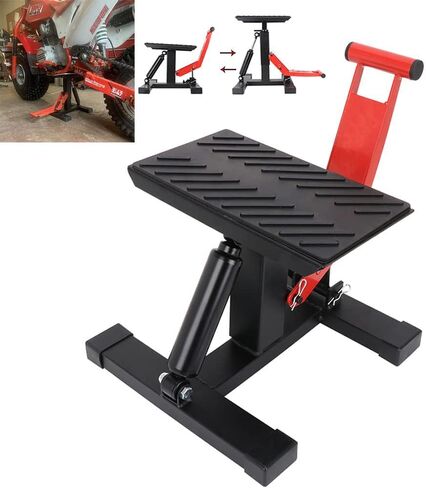 حامل رفع الدراجة الترابية للدراجة النارية - رفع هيدروليكي قابل للتعديل لتوفير الجهد، حامل رفع ارتفاع الطاولة in Kuwait