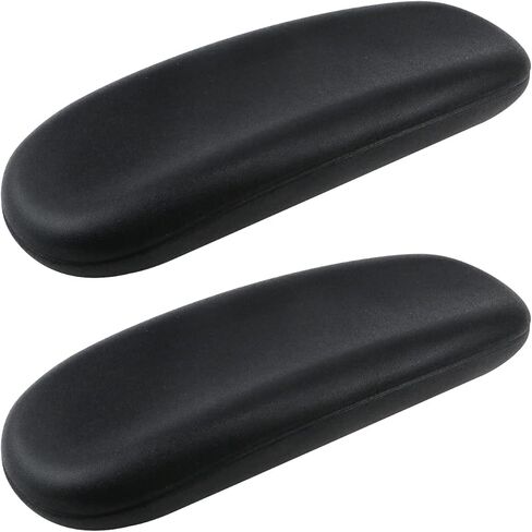 Meprotal Office Chair Armrest Replacement Arm Pads Universal PU Leather Office Chair Parts with Screws 4" Mounting Hole, 1Pair in Saudi Arabia